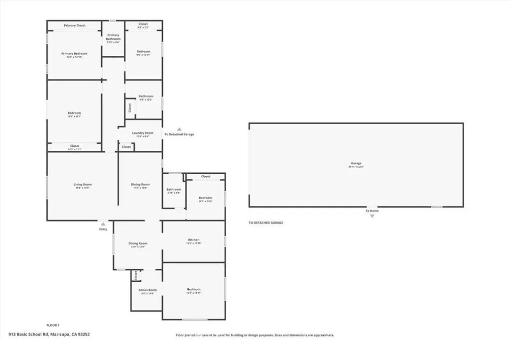 Maricopa, California 93252, United States, 5 Bedrooms Bedrooms, ,2 BathroomsBathrooms,Residential,Active,166110