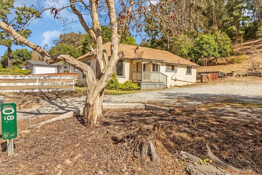 This 2-bedroom, 2-bathroom home offers 1,413 square feet of living space on a 2.5-acre lot in North Monterey County. The property is a fixer-upper with endless potential, ideal for those looking to customize or create their own retreat. The lot is narrower in shape and rises toward the back, providing privacy, usable outdoor space, and opportunities for expansion or landscaping. Conveniently located near Highway 101, the home offers a peaceful country setting with easy access to Salinas, Prunedale, and the surrounding areas. This property presents an excellent opportunity for investors, contractors, or buyers seeking a project with long-term value and potential.