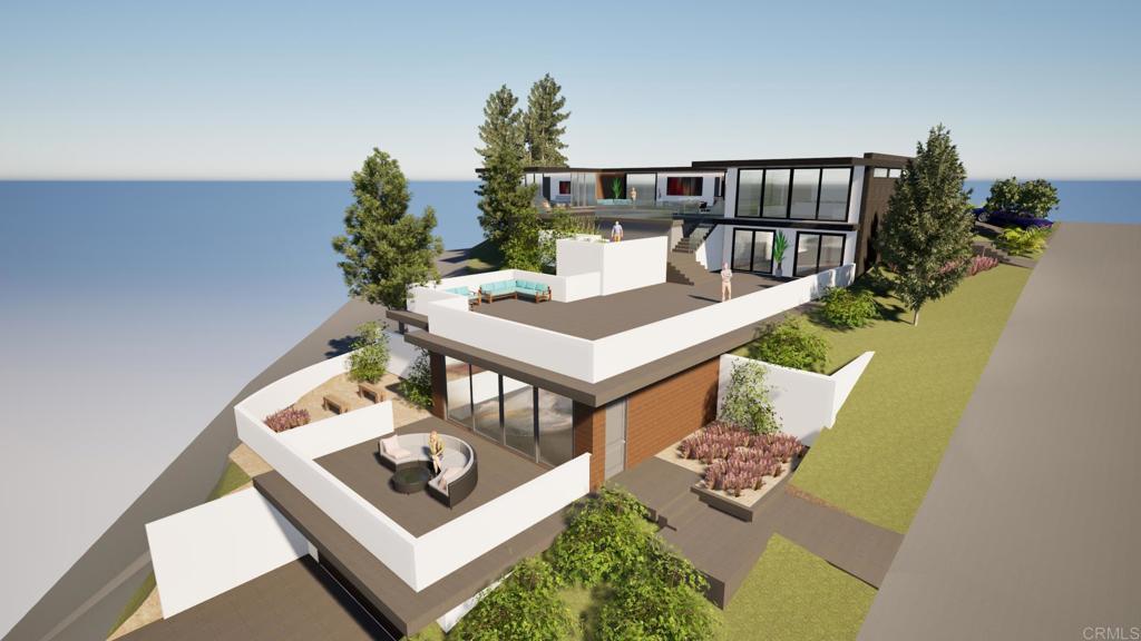 *PANORAMIC OCEAN VIEWS * HUGE PLATEAU, DOUBLE LOT, ELEVATED, LOT OF 17,000 Sq Ft* ONE OF A KIND OPPORTUNITY* PRICED $$$ BELOW SOLD COMPS* CONCEPTUAL DRAWINGS AVAILABLE FOR STUNNING NEW ESTATE RESIDENCE, SINGLE LEVEL LIVING WITH OCEAN VIEWS FROM MOST ROOMS, POOL AND GUESTHOUSE.* QUIET, PRIVATE NEIGHBORHOOD OF MULTI MILLION $$ HOMES.* SITE CONSISTS OF TWO LOTS COMBINED FOR A TOTAL OF 17,000 SQ FT. *POTENTIAL for LOT SPLIT.* *EXISTING ON THE LAND IS A MID CENTURY SINGLE LEVEL ARCHITECT DESIGNED AND BILT IN 1965 WITH THE ADDITIONAL OPTION FOR TOTAL RESTORATION * RESTORATION CONCEPTUAL DRAWINGS AVAILABLE* GUEST HOUSE/ADU ON SECOND LOT WITH OCEAN VIEW **OPTIONS ARE ENDLESS** VALUE IS IN THE LAND AND DEVELOPMENT POTENTIAL * BUYER TO VERIFY ALL WITH THE CITY OF DEL MAR PRIOR TO REMOVAL OF CONTINGENCIES*