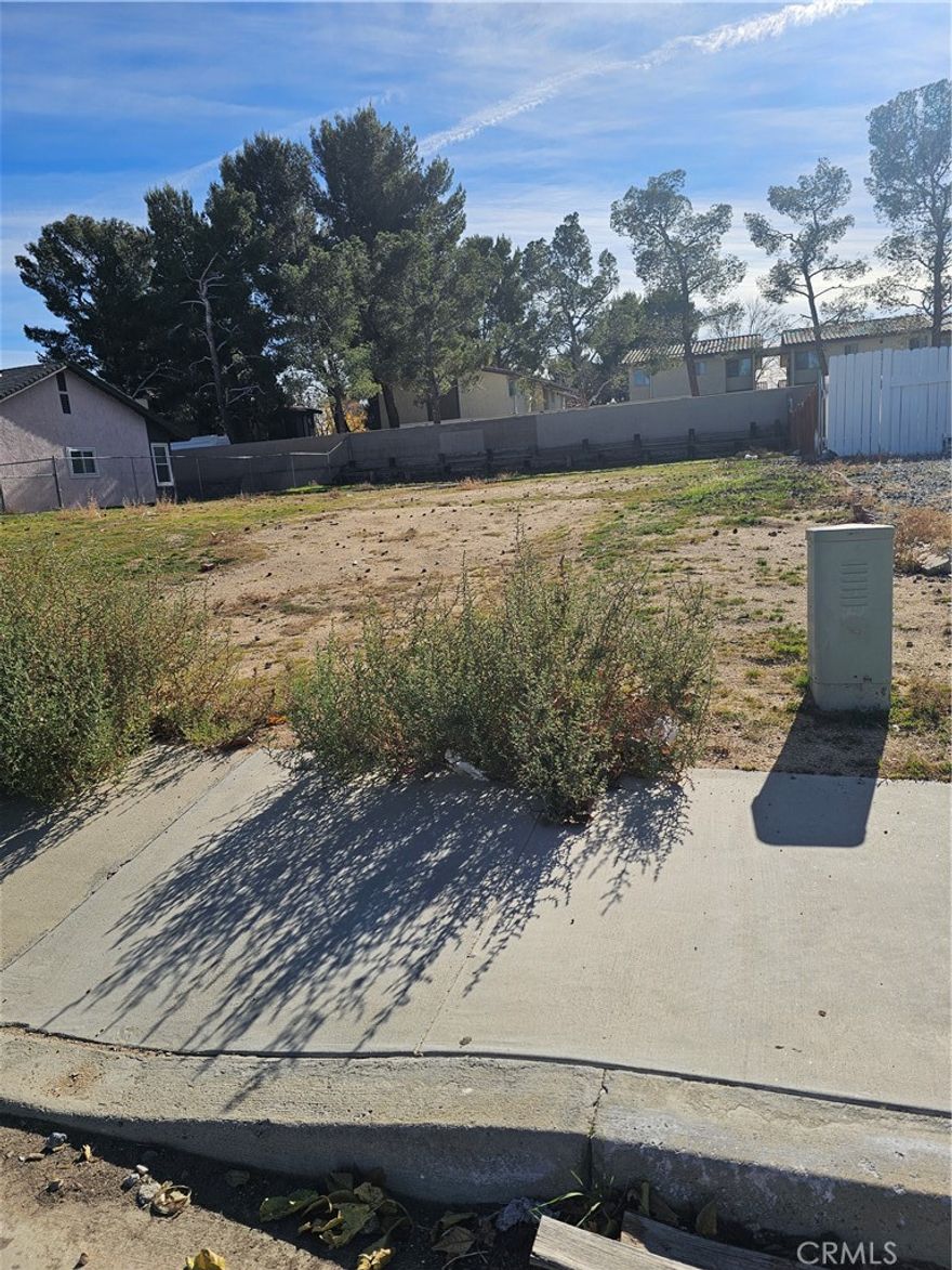 flat lot ready to build, located close to major shopping centers, this property is surrounded by houses, great investment properties, for builders and investors, this land has water, electric, sidewalk, near the park and a school is very close to freeway 15