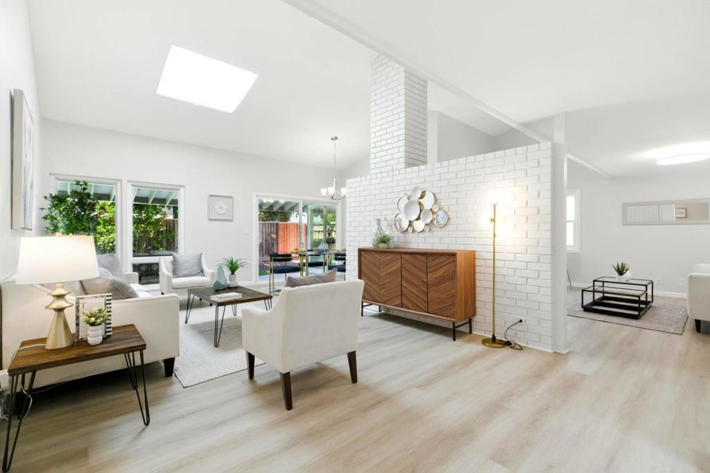 Welcome to your dream home in the heart of the highly sought-after Rancho Santa Teresa community! **6.8KW OWNED Tesla Solar System added in 2023.** This beautifully updated 4-bedroom, 2-bath charmer offers 1,652 sq ft of stylish and comfortable living. Step inside and fall in love with the brand-new kitchen, complete with modern finishes perfect for both quiet meals and lively entertaining. Luxury vinyl plank flooring flows through the main living areas, while plush new carpeting adds comfort to the bedrooms. Fresh interior paint, updated bathrooms, a bright skylight, and soaring vaulted ceilings make the entire home feel light, open, and inviting. Relax or entertain year-round under the large covered patio in your peaceful backyard retreat. Located just half a block from top-rated Santa Teresa Elementary, this home offers unbeatable convenience. The Rancho Santa Teresa Swim & Racquet Club is packed with amenities - 3 pools, tennis & pickleball courts, playground, BBQ Grills, sand volleyball, and more! Plus, you are just minutes from Hwys 85, 87 and 101, Kaiser San Jose Medical Center, Village Oaks Shopping Center, Oakridge Mall, Golf, parks, and trails. Come see why this home is the perfect blend of comfort, community, and location!
