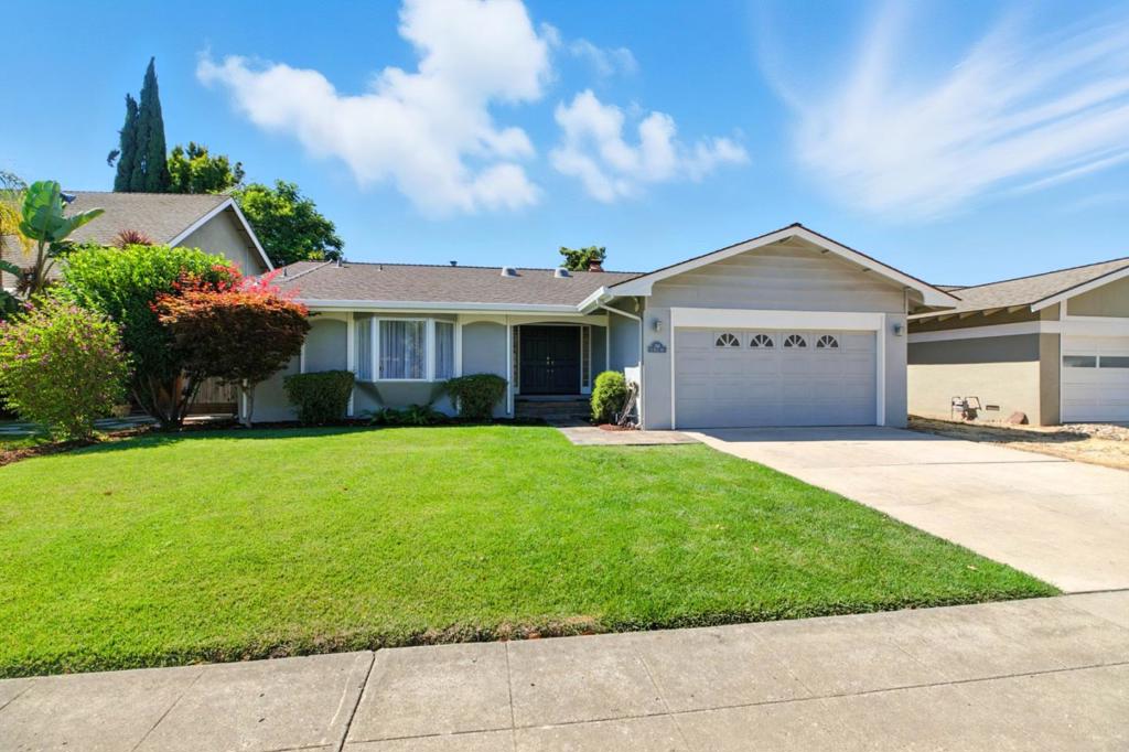 Open Sat & Sun 1-4 pm. Welcome to your dream home in the heart of the highly sought-after Rancho Santa Teresa community! This beautifully updated 4-bedroom, 2-bath charmer offers 1,652 sq ft of stylish and comfortable living. Step inside and fall in love with the brand-new kitchen, complete with modern finishes perfect for both quiet meals and lively entertaining. Luxury vinyl plank flooring flows through the main living areas, while plush new carpeting adds comfort to the bedrooms. Fresh interior paint, updated bathrooms, a bright skylight, and soaring vaulted ceilings make the entire home feel light, open, and inviting. Relax or entertain year-round under the large covered patio in your peaceful backyard retreat. Located just half a block from top-rated Santa Teresa Elementary, this home offers unbeatable convenience. The Rancho Santa Teresa Swim & Racquet Club is packed with amenities - 3 pools, tennis & pickleball courts, playground, BBQ Grills, sand volleyball, and more! Plus, you are just minutes from Hwys 85, 87 and 101, Kaiser San Jose Medical Center, Village Oaks Shopping Center, Oakridge Mall, Golf, parks, and trails. Come see why this home is the perfect blend of comfort, community, and location!