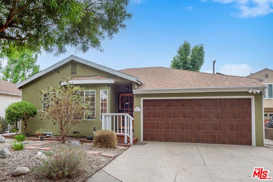 Welcome to 10860 Stever Street! This lovely 3+2 home is located on a peaceful tree-lined street in the highly desirable Blanco Park area of Culver City along with its award-winning school district. Features of this light-filled home include; wood flooring throughout, dining area that opens to the galley kitchen which includes breakfast bar, Caesar stone counters, stainless steel appliances and separate laundry room. The romantic primary bedroom boasts a gas fireplace, lounge/desk area, en-suite bath and sliding door which opens up to a private patio overlooking the beautiful oasis backyard. The garage was converted to a sound reducing rec room/exercise studio, potential ADU with a separate entrance. Two large guest bedrooms and full bath completes the interior of the house. The exterior of the home is magnificent! Drought tolerant landscaping, an absolutely gorgeous entertaining backyard includes a salt water lap pool with two wall fountains, spa, a fire pit at one end of the pool, cafe lights, another fire pit for sitting around roasting marshmallows and enjoying warm Southern California nights. Additional features include fully owned solar panels, mostly copper plumbing, brand new roof, newer HVAC system, newer rain gutters. Property is located within close proximity to Blanco Park, Veterans Park, El Rincon Elementary, Culver Middle and Culver High School, Downtown Culver City, Culver Steps, One Culver and Ivy Station, which provides endless options for dining and retail. Also located within proximity to Sony Studios, Amazon, Apple and Google. If you are looking to take part in outdoor activities, this gem is located within short distance to the Culver City Scenic Overlook (great location for scenic hiking), Kenneth Hahn State Recreational Area and a bike path that takes you all the way to the Pacific Ocean roughly 7 miles away. Culver City is equidistant to many vital neighboring cities;  also near important sites including Marina Del Rey, Playa Del Rey, Dockweiler Beach, Santa Monica, El Segundo, Downtown Los Angeles, Century City, LAX, UCLA, USC, L.A Live, Sofi Stadium, LA Forum, (and much more). The Expo light rail line is also a convenient option to get around L.A that is located within 10 minutes from this property.