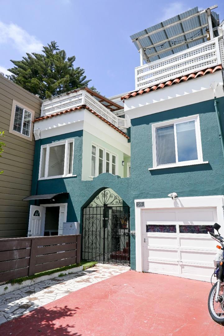 Welcome to a charming home located in Glen Park. This residence boasts 1,492 sq ft of living space, featuring a well-equipped kitchen with top-notch amenities including a gas cooktop, stone and synthetic countertops, dishwasher, exhaust fan, garbage disposal, microwave, and both gas oven and oven range. Kitchen and bathrooms have been extensively remodeled featuring new appliances, new cabinets, and quartz counter tops. The central forced air heating ensures comfort during cooler months. A convenient washer and dryer are included, simplifying laundry tasks. Additional features include a security gate for added safety and peace of mind. The property offers one garage space, and expansive room for an office or storage. contributing to ease of urban living. This home is situated within a couple blocks of BART and quick access to highway 280. Downtown Glen Park is just around the corner and an easy walk for groceries, coffee, or a quick bite to eat.