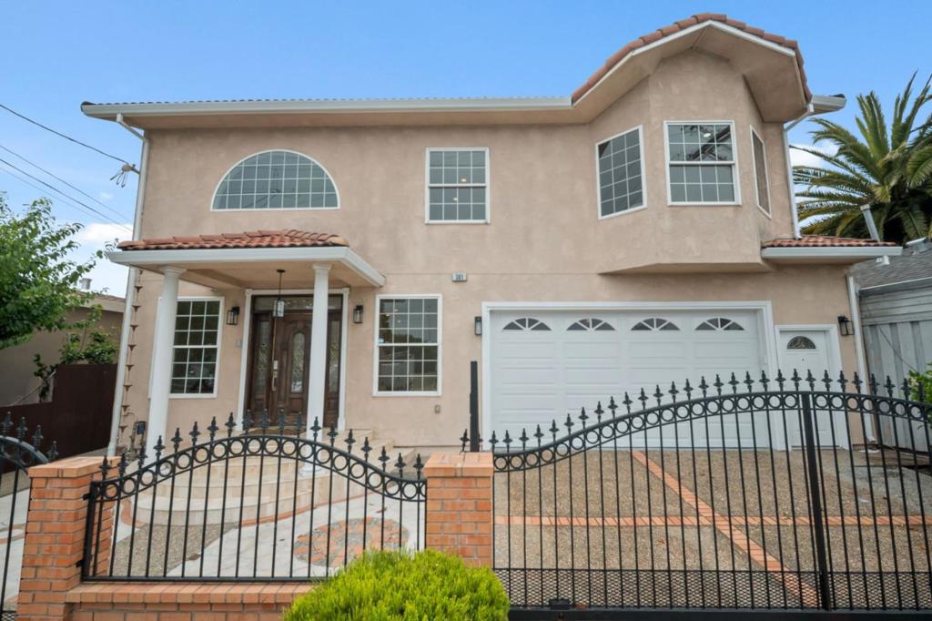 Bright, Spacious, and Ready to Impress in San Bruno! Perfect for multi-generational living or a great investment opportunity for young professionals looking to share space and generate extra income. Step into this beautifully rebuilt Mediterranean-style home offering 5 bedrooms, 4 full baths, and nearly 2,900 sq ft of thoughtfully designed living space. Rebuilt in 2002, this home blends timeless charm with modern comfort. The main level welcomes you with soaring ceilings, elegant marble tile flooring, and oversized windows that flood the living and dining areas with natural light-ideal for both relaxing and entertaining. The updated kitchen features granite countertops and ample cabinet space, perfect for any home chef. Upstairs, you'll find an open loft and five generously sized bedrooms, including a sunlit primary suite retreat. A second en-suite bedroom and three additional bedrooms complete the upper level. Located just minutes from Caltrain, local shops, and dining-with easy access to Highways 101, 280, and 380 -- this home is perfectly situated in a commuter-friendly neighborhood near SFO, San Francisco, and major tech hubs.