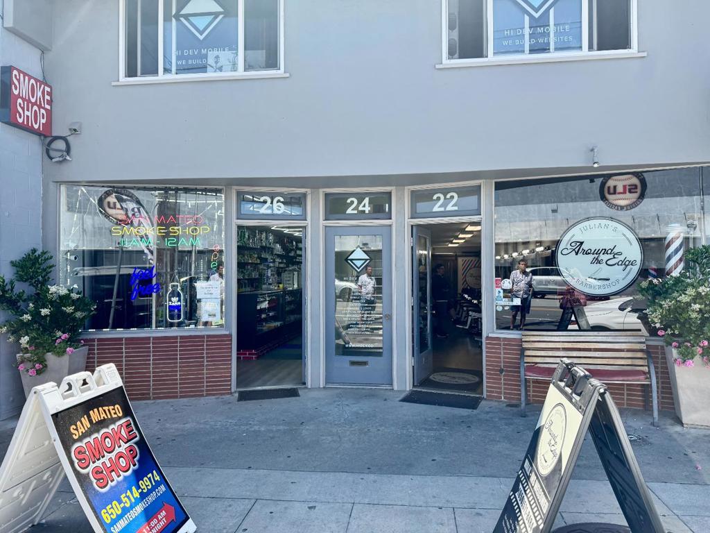 Prime Mixed-Use Investment 2226 E 25th Ave, San Mateo. Fully leased ±2,870 SF building just off El Camino Real in a high-traffic commercial corridor. Zoned for flexible retail and office use, the property offers excellent visibility, steady foot and vehicle traffic, and on-site parking. Tenant mix includes a smoke shop, barber shop, and four office suites on the second floor. Stable income with upside potential from below-market rents. Ideally located near the San Mateo County Event Center and Hillsdale Caltrain Station.