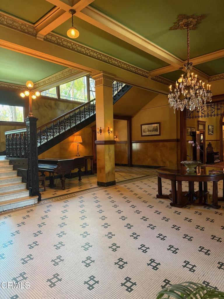 Available September 1st, this fully furnished condo is located in Pasadena's most famous historic building, Castle Green. Enjoy the convenience of having shops and restaurants just steps away. Situated in the heart of prime Old Town Pasadena, the building is not only a local landmark but also a popular filming and event venue, with the first floor often hosting weddings, celebrations, and special events.This is an end unit and features a recently restored kitchen and bathroom with a private balcony overlooking the private garden and koi pond , air conditioning, ample closet space, and the convenience of free laundry room located in basement. Rent includes all utilities--water, gas, electricity, and trash--as well as one free parking spot across the street. The building offers 24-hour elevator and security access and a 6th floor common area and the infamous bridge is available to residents.Lease terms include rent at $2,700/month, with the first month's rent plus security deposit due at move-in. In addition a $500 move in fee towards HOA. This is a rare opportunity to live in a unique historic Old Town Pasadena landmark built in 1898 a true architectural gem.