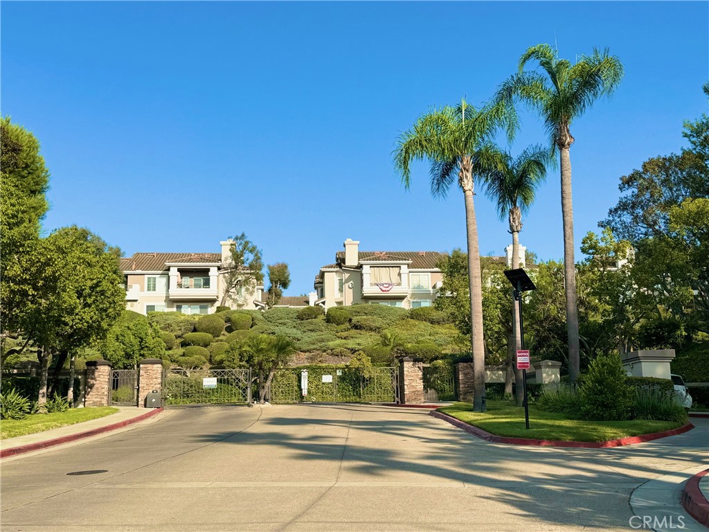 Up for rent is a beautiful upstairs condominium in a secluded gated community of Anaheim Hills where top rated schools of OC are just minutes away. It offers 2 spacious bedrooms, vaulted ceilings, a cozy fireplace, open floor plan, balcony with some hills views. The Master Suite offers a sanctuary of its own with its private bathroom, double vanity, a good size walk in shower and a spacious closet. The kitchen is open to family room and is fully equipped with stainless steel appliances, full size refrigerator, smart controlled and ready for daily living. Highly upgraded with energy efficient windows, HVAC, customized wood shutters throughout, wood floors, LED lighting, inside laundry and upgraded finishes in bathrooms, it is truly a great place to call home. Alarm is ready but not activated. Large windows throughout brings in lots of natural light all day long. All plumbing has been upgraded in 2022. Balcony is a place to relax and watch the neighborhood surrounding views. One car garage is included along with one additional parking spot, additional parking spaces can be requested for a small extra fee. There is lots of street parking available inside the gates. The grounds are beautifully landscaped with tropical plants and palm trees, mature trees and green pastures, walking trails with beautiful views of the surrounding hills, large pool with relaxing seat-longs, secluded Jacuzzi’s in multiple locations, BBQ grills and seating areas. It is truly a place to come home after those long work days and enjoy all the included amenities. Close proximity to shops, restaurants, parks and so much more.