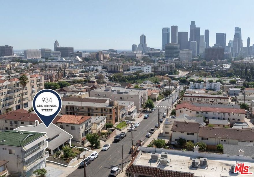 We are pleased to offer for sale a 3-unit apartment community located at 934 Centennial Street. The subject property is situated east of Sunset Boulevard and just north of the 110 and 101 Freeways interchange, in the neighborhood immediately adjacent to Dodger Stadium. Positioned on a 6,750-square-foot parcel, the property is comprised of one one-bedroom unit, one two-bedroom unit, and one four-bedroom unit. The property is currently vacant, allowing new ownership to re-tenant and achieve market rents. Additionally, the property offers four on-site parking spaces, a valuable amenity in a neighborhood where parking is in limited supply. The property benefits from close proximity to Downtown Los Angeles and Echo Park, offering residents convenient access to dining, entertainment, and major employment centers. Downtown Los Angeles and Echo Park continue to experience significant investment and revitalization, driving sustained neighborhood growth and strong demand for housing. 934 Centennial Street is well-positioned to capitalize on this ongoing expansion and the strengthening of these sought-after submarkets. PLEASE DO NOT WALK THE PROPERTY OR DISRUPT TENANTS. CONTACT THE LISTING TEAM FOR DETAILS. Income and Expenses are based entirely off projections and do not represent the current performance of the property.