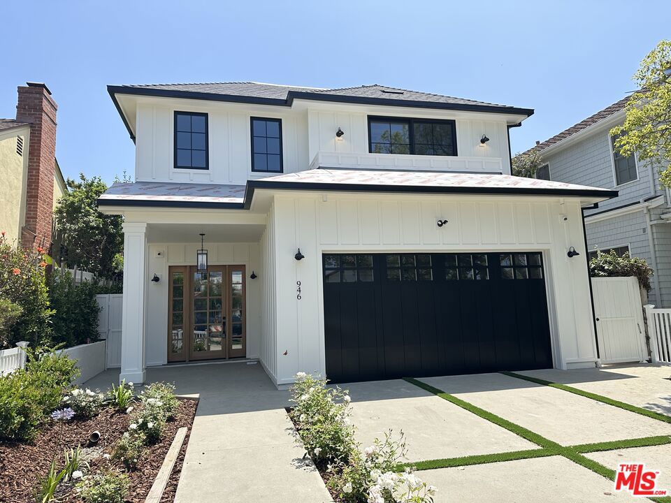 Luxurious living could be all yours in this incredible home in the coveted Pacific Palisades alphabet streets! Near the highly acclaimed Village School, Palisades Charter Elementary, and Pali Charter High Schools. This location offers easy access to all the Palisades village amenities, home to the Bay Theater, Erewhon, notable restaurants, the farmers market, the village green, a vast boutique of luxury shopping experiences, endless hiking trails, bike paths, and the beach. Due for completion in Spring 2023, the expansive close to 3500 sq ft layout offers an impressive 5 bedrooms, 5.5 baths, a rooftop deck, and multiple living room spaces designed for a contemporary lifestyle. This is a rare chance to buy your dream abode, and if you hurry, you can still choose a few of your own personal touches. Whether you're inside relaxing after a long day or outside basking in the outdoor oasis, this home awaits the lucky ones to call it their own. Taking inspiration from the modern farmhouse style, it stands proud with an impeccable 2-story plan with varying pitches of metal roofing and striking vertical siding. An array of windows flank its exterior, treating you to bucolic panoramas while ensuring ample natural light reaches every interior angle. You'll have a comfortable, well-sized private retreat to unwind in, including one with a balcony to greet the day. Host BBQ cookouts or soak up the sun on the large rooftop terrace on leisurely weekends. This is the superior lifestyle most people only dream of, so take advantage of this fantastic opportunity now.