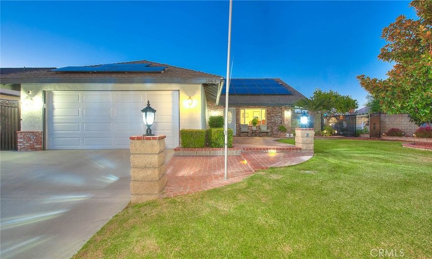 Don't miss this one...located on a culdesac, this turnkey home sits on a sprawling lot with many outside amenities.  Here you have Low Taxes as there is No Mello-roos and No HOA!  Chino Hills offers great schools as well. This residence provides Optimum Energy Efficiency as it has solar panels, radiant barrier, and dual pane windows.  This home also has 2 PRIMARY SUITES!  Conveniently located on the main floor, the desirable layout provides the majority of its living space including a Spacious Primary Suite with walk-in closet.  The 2nd floor is dedicated entirely to a luxurious 2ND Primary Suite, perfect for multigenerational family living or extended family!  Step inside to find an inviting open floor plan that features many upgrades.  Recent updates include a brand new upstairs A/C, & new water heater.  A spacious game room complete with wet bar & pool table provides the perfect gathering space, ideal for family living or entertaining!  As you step outside into the backyard you'll find a built-in BBQ space, cozy fire pit, & relaxing oversized spa, all surrounded by extensive brickwork.  With Privacy at its Best, there are no neighbors behind this property & you will find a Gorgeous View of the Mountains.  Garden lovers will appreciate the raised garden boxes, greenhouse, and Beautifully Landscaped yard & Surroundings.   Additional highlights include a finished 2-car garage with built-in cabinets for maximum organization and a professionally coated floor for a clean polished appearance.  Potential RV parking along side of the garage.  This home combines Style, Space, Efficiency and a Prime Location-just a short distance away from dining, shopping, walking trails, parks, & schools.   Don't miss your opportunity to make it yours!