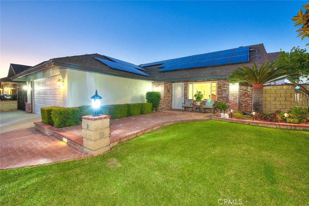 Must see this one! A Turnkey culdesac home with Low Taxes as there is No Mello-roos and No HOA! Chino Hills offers great schools as well. This residence provides Optimum Energy Efficiency as it has solar panels, radiant barrier, and dual pane windows. This home also has 2 PRIMARY SUITES! Conveniently located on the main floor, the desirable layout provides the majority of its living space including a Spacious Primary Suite with walk-in closet. The 2nd floor is dedicated entirely to a luxurious 2ND Primary Suite, perfect for multigenerational family living! Step inside to find an inviting open floor plan that features many upgrades. Recent updates include a brand new upstairs A/C, & water heater. A spacious game room complete with wet bar & pool table provides the perfect gathering space, ideal for family living or entertaining! As you step outside into the backyard you'll find a built-in BBQ space, cozy fire pit, & relaxing oversized spa, all surrounded by extensive brickwork. There is also RV parking for your smaller toys secured behind the gate along side of the garage. With Privacy at its Best, there are no neighbors behind this property & you will find a Gorgeous View of the Mountains. Garden lovers will appreciate the raised garden boxes, greenhouse, and Beautifully Landscaped Surroundings. Additional highlights include a finished 2-car garage with built-in cabinets for maximum organization and a professionally coated floor for a clean polished appearance. This home combines Style, Space, Efficiency and a Prime Location-just a short distance away from dining, shopping, walking trails, parks, & schools. Don't miss your opportunity to make it yours!