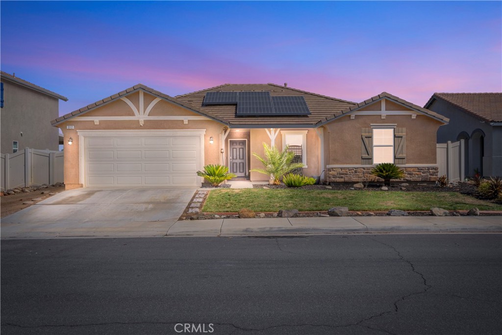 Welcome to 312 Yosemite Ave, a charming single-story 5-bedroom, 2-bath home nestled on a peaceful cul-de-sac in one of Perris’ most desirable and growing neighborhoods. With a 2-car garage, solar panels for energy efficiency, and NO HOA, this home offers comfort, convenience, and value all in one. Step inside to find a warm, well-loved interior ready for its next chapter. The open layout is perfect for everyday living, while the generous bedrooms provide flexibility for family, guests, or a home office. Outside, a huge backyard awaits—ideal for entertaining, gardening, or simply enjoying the beautiful views. You’ll love the unbeatable location, just steps from the highly sought-after Granite Hills K-8 School, making busy mornings a breeze. Set in a quiet, family-friendly cul-de-sac, this property offers the peace you’ve been searching for, with the bonus of being in an area that’s still growing—meaning great potential for the future. Don’t miss the chance to make this well-cared-for home yours. Schedule your private showing today and discover why 312 Yosemite Ave is the perfect place for your family’s next chapter!