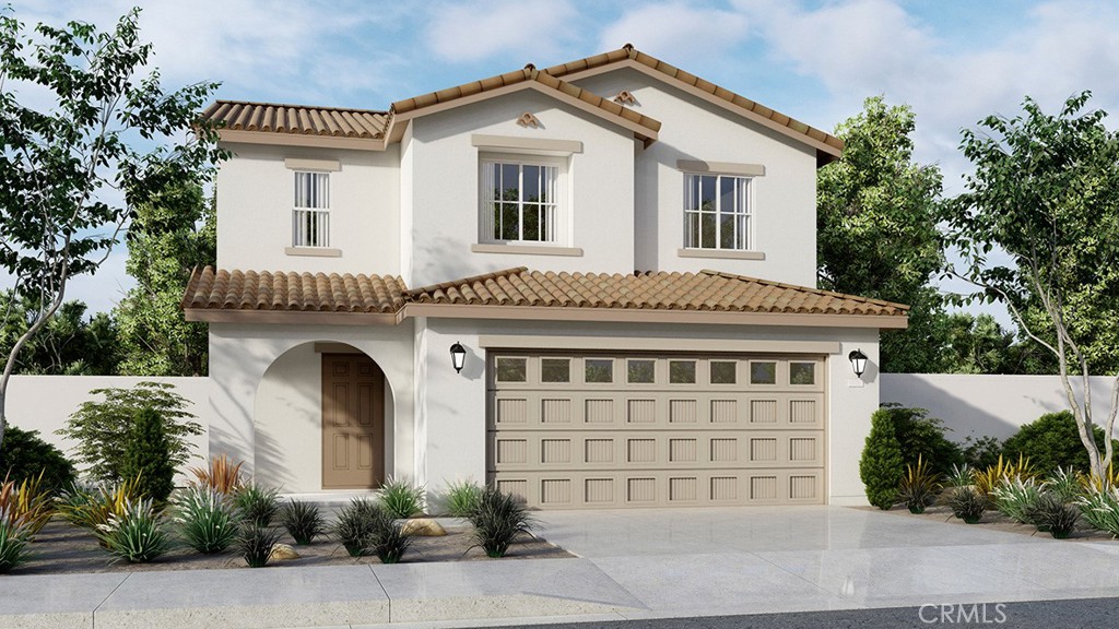NEW CONSTRUCTION and QUICK MOVE-IN in WINCHESTER - SOLAR INCLUDED!! - This 1,874-sf home with a California Spanish-Hacienda façade has 5 bedrooms and 3 bathrooms - INCLUDES - WASHER/DRYER, REFRIGERATOR, WINDOW TREATMENTS and BACK YARD LANDSCAPING! The Island kitchen with island eating area has Valle Nevado granite counters, built-in stainless-steel appliances and a walk-in pantry. The interior comes complete with Alto (Gray) stained maple shaker-style cabinetry throughout, lots of included recessed lighting, vinyl flooring on first level and plush carpet in all bedrooms, stairs, and closets! There is a DOWNSTAIRS BEDROOM AND FULL BATHROOM and upstairs the main bedroom with ensuite bathroom and walk-in closet, 3 additional bedrooms and full bathroom, and a laundry room. There is also a direct-access two car garage PRE-PLUMBED for an electric car! This truly modern home has all the Smart Home features you would expect and, is LANDSCAPED AND IRRIGATED in the front and back yards. The Pradera Place community is situated close to local parks and freeway access. This home is READY NOW for move-in and we can't wait to WELCOME you HOME! **HUGE SAVINGS!! Solar is "No additional cost to your buyer" - it is INCLUDED IN THE PRICE OF THE HOME**