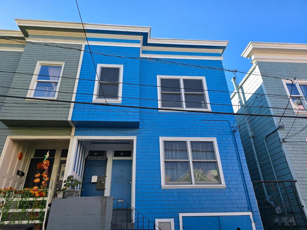 Tremendous growth potential awaits just a stone's throw from the vibrant "Heart of the Mission," affectionately known as Calle 24. This bustling neighborhood boasts a rich tapestry of lively murals, delectable dining options, and distinctive boutiques. The property is a duplex, comprising a lower unit with 2 bedrooms and 1.5 bathrooms, complete with a washer/dryer, and an upper unit featuring 3 bedrooms and 1.5 bathrooms. Both kitchens were upgraded with granite countertops and stylish wooden cabinetry. Additionally, the property offers the convenience of a spacious two-car tandem garage on the ground floor, and a generous storage space. Note that square footage of units are approximate only.