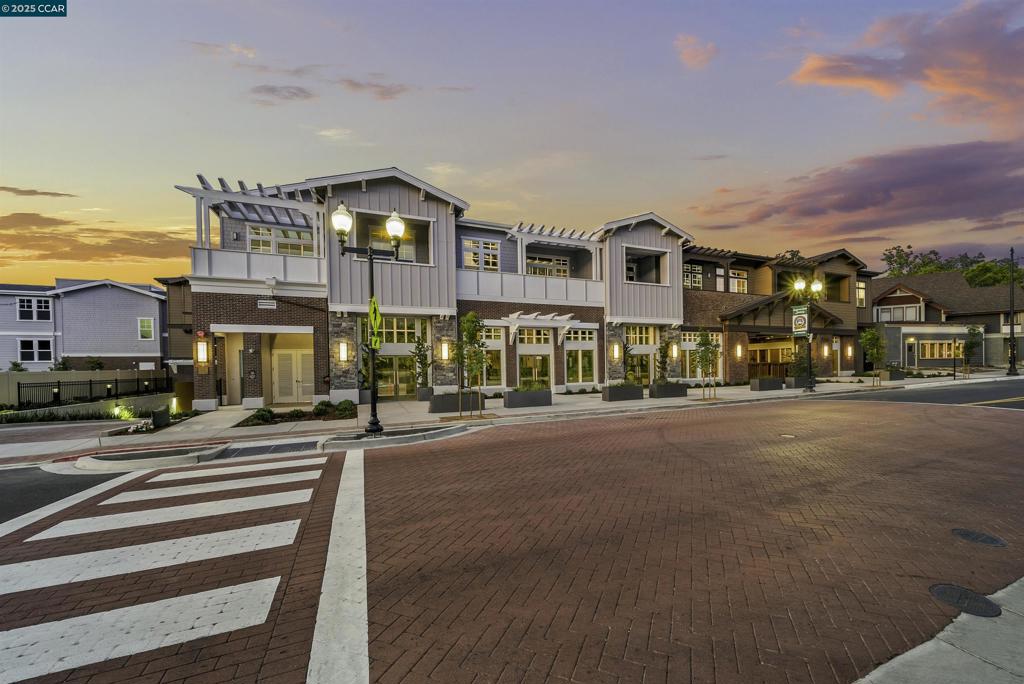 600 Hartz, where classic beauty & modern elegance coalesce, nestled in the heart of downtown Danville. This new boutique building boasts a collection of 36 luxury residences in sixteen different floor plans with 1, 2, or 3 bedrooms, each designed around a lushly landscaped courtyard, offering a tranquil escape for residents. Given its prominent location, the architectural design of 600 Hartz was crafted to complement the historic charm and character of Danville. (visit the website @ 600Hartz.com). Residence #108 is a stunning, brand-new condominium that seamlessly blends timeless classic design with contemporary flair. This single-level, 760 sq. ft. residence offers 1 spacious bedroom including walk in closet, 1 beautifully appointed bathroom, and a large den, with a sleek layout that is an extremely efficient use of space. An exquisitely designed kitchen where style meets functionality. Anchored by a stunning herringbone-patterned backsplash, quartz countertops and stainless-steel appliances. This lower-level home also features a private patio with park views. Step inside to 10-foot ceilings & expansive windows, and an open floor plan. Units are equipped with a nest home thermostat.