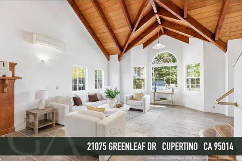 Photo of 21075 Greenleaf Drive, Cupertino, CA 95014 (MLS # ML82044311)