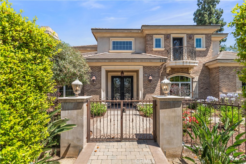 Exquisite and luxurious Custom Estate featuring 6 bedrooms 7 baths, including 2 Master Suites with Jacuzzi Tubs (1 downstairs). The first floor features 2 suites with bathrooms, and laundry room. All suites with wood floors, walk-in closet. Built in 2012 keeps like a new property with many of today’s modern amenities and situated in the award-winning Arcadia School. House is 6,022 SF with a large green landscaped 15,161 SF lot. South facing, Step into Grand Foyer and witness floor to ceiling elegance, Marble floors, marble stairs with custom iron handrails, elaborate crown moldings and wainscoting, exquisite crystal chandeliers. Radiant Formal living room w/ fireplace, Formal dining room w/ elegant faux wall painting, library w/ built-in bookshelves, Gourmet kitchen with SubZero and Wolf appliances, granite counters, lavishly crafted cabinets with lots of modern storage convenience and elegant crystal lighting luminating the area. Separate wok kitchen. Adjacent to kitchen, large walk-in pantry, breakfast nook, wet bar with custom built-in wine cabinets and granite counters. Entertain in huge family room with beautiful built-in media cabinets wire ready with surround speakers and wood framed glass french doors. Upstairs with 2nd family room for more family fun. Built-in intercom & music system, wall mounted LCD for lighting control, alarm & camera security system & more. 3 car attached garage with a lot of built-in cabinets. This home has been beautifully maintained and is move-in ready. Located near School, Transportation, Arcadia Mall, Santa Anita Park, Racetrack and the beautiful Arboretum.