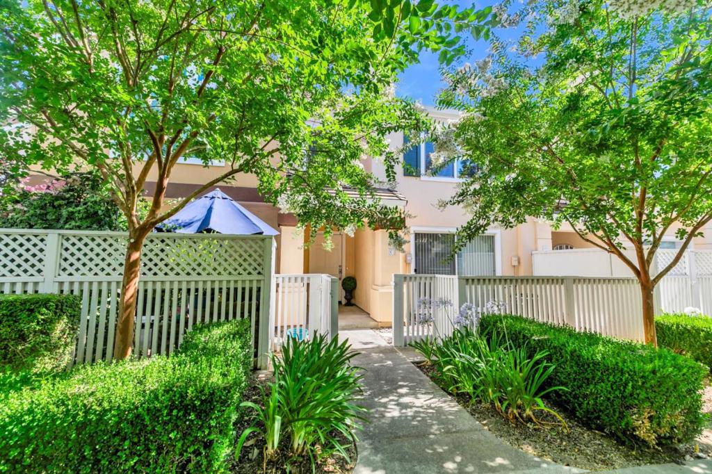 Welcome to a charming residence in the vibrant city of San Jose, offering a comfortable living space of approximately 1,093 square feet. This inviting home features two bedrooms and two full bathrooms, perfect for a small family or professionals seeking a cozy retreat. The kitchen is equipped with modern appliances, including a dishwasher, microwave, and refrigerator, making meal preparation a breeze. Enjoy the Hiking and Biking on the Coyote Creek trail next to the community. Metcalf Park and Playground within walking distance from the unit. Enjoy the warmth of a fireplace, creating a cozy ambiance for cooler evenings. Central AC and central forced air heating ensure year-round comfort. Flooring throughout the home enhances its appeal and functionality. For convenience, a washer and dryer are included in the laundry area. The property offers a single garage space, adding to its practicality. Located within the Morgan Hill Unified School District, this residence provides access to local educational facilities. The dining area is ideal for hosting family meals and gatherings. Experience the amenities and comfort that this San Jose home presents.