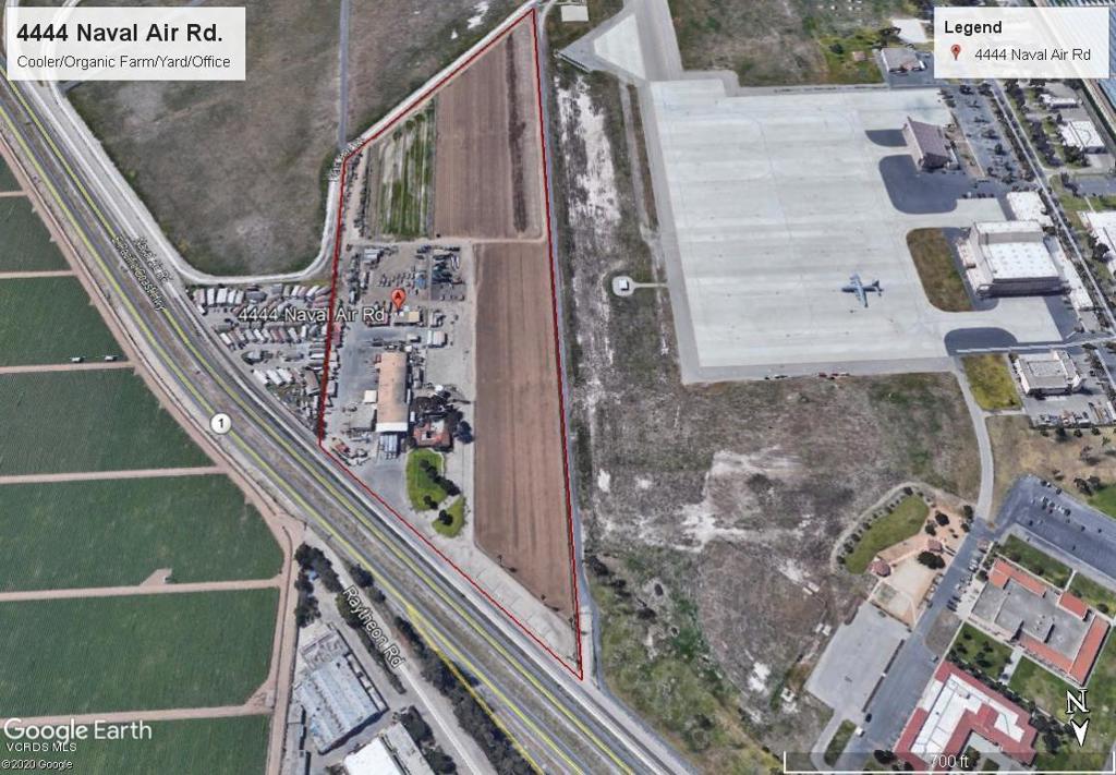 Strategically located next to Highway 1, Providing Convenient Access for Shipping and Receiving. Close Proximity to the Port of Hueneme.This 27+ Acre Commercial AG Production Facility includes 15+/- Acre Organic Farm/Cooler/Yard & Office. 20,000 sq ft Cooler Warehouse Bldg. 90 Ton Capacity Ice House (50% Cold 50% Ambient). Wastewater Treatment Plant with 25,000 Gallon per day capacity, 5000 sq ft Office Bldg, 3750 sq ft Shop, Additional 1600 sq ft Shop and 1200 sq ft Forklift Carport. 6 Enclosed Truck Docks, 15 Truck Parking Area, 125 Employee Parking. Current Conditional Use Permit (CUP). Ideal Farm Operational Headquarters and/or Possible Fresh Produce Market. 20,000 sq ft Cooler Warehouse Bldg provides Plant Storage, AG Product Storage and Distribution, and for Organic Products grown on-site.