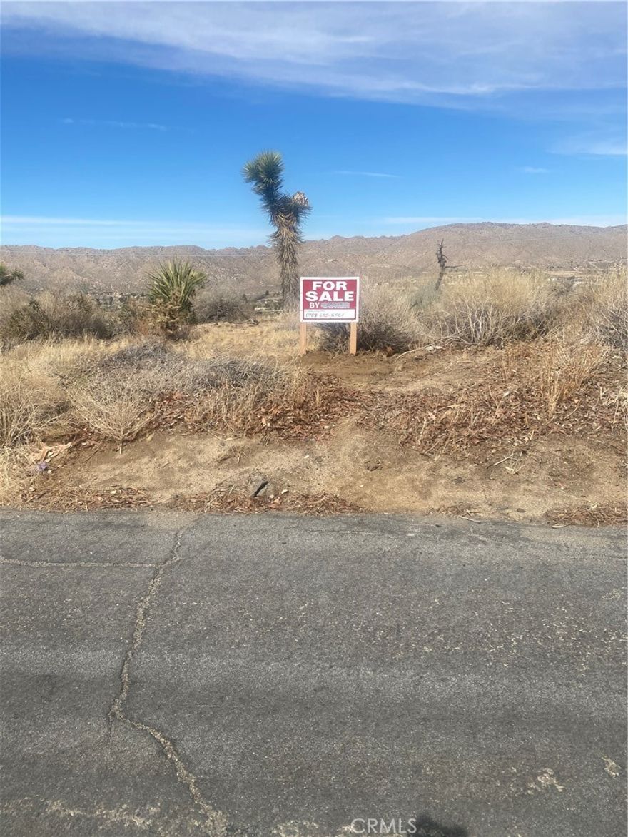 Great Investment  now at a LOWER PRICE  LOT FOR SALE, Great Area  With Panoramic Views  On a Paved Rd