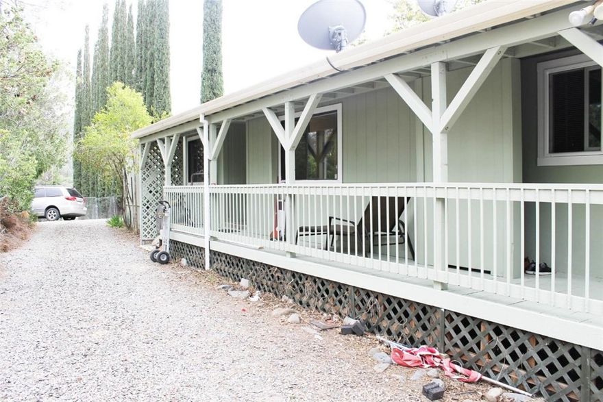 Manufactured property with permanent foundation finance is possible, well, septic and propane.