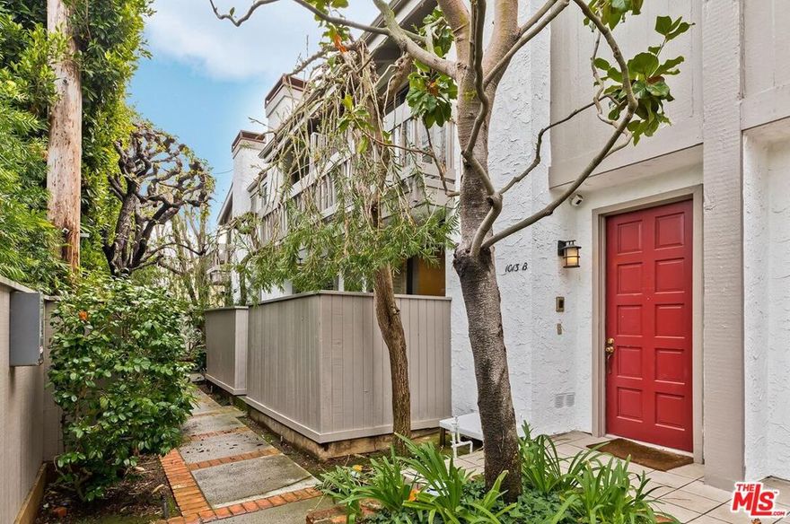 Ideally located near Montana Avenue shops, restaurants and Franklin Elementary, this tasteful, spacious townhome with a great layout is situated in a quiet part of the back of the complex and features ample outdoor patios and balconies. This multi-level home includes 3 bedrooms, 2 full baths and a guest powder room on the ground floor, hardwood floors, and a bright kitchen with stainless steel appliances. A top-floor loft serves as an office or hobby space, complemented by a rooftop deck with treetop views. A bonus room, dedicated laundry closet with a full-size washer and dryer and direct access to the gated garage complete this fabulous home.