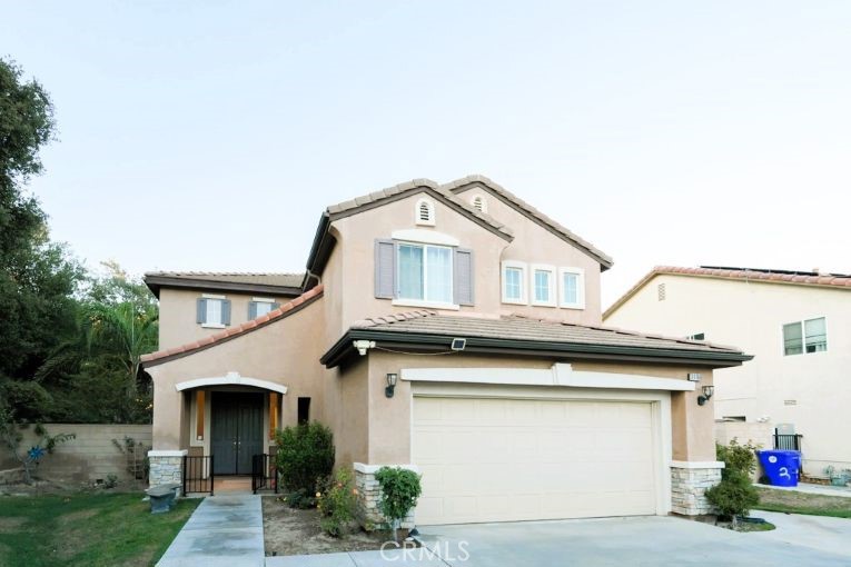 Welcome to 24166 Kirsch Court, a beautifully upgraded 5-bedroom, 3-bathroom home tucked away on a quiet cul-de-sac in Newhall. With over 2,800 sq ft of living space on a 23,886 sq ft lot, this residence offers both comfort and style. Step inside to soaring ceilings, a bright formal living room, and a separate dining area. The spacious family room features a cozy fireplace and media niche, flowing seamlessly into the gourmet kitchen with granite counters, a large center island, abundant cabinetry, and direct access to the backyard.
The home offers a convenient downstairs bedroom and full bath, while upstairs you'll find a versatile loft, laundry room with sink and storage, and four additional bedrooms. The primary suite is a true retreat with spa-like bath with dual sinks, soaking tub, and a seperate shower. Thoughtful upgraded include title floors with inlays, recessed lighting, and mirrored wardrobes.
The super private backyard is perfect for entertaining with lush landscaping, palm trees, and a solid covered patio with ceiling fan. A 2-car garage, low HOA, and proximity to top-rated schools, PAID OFF SOLAR complete this exceptional property.
Don't miss the opportunity to won a spacious, move -in ready home in one of Santa Clarita's most desirable communities.