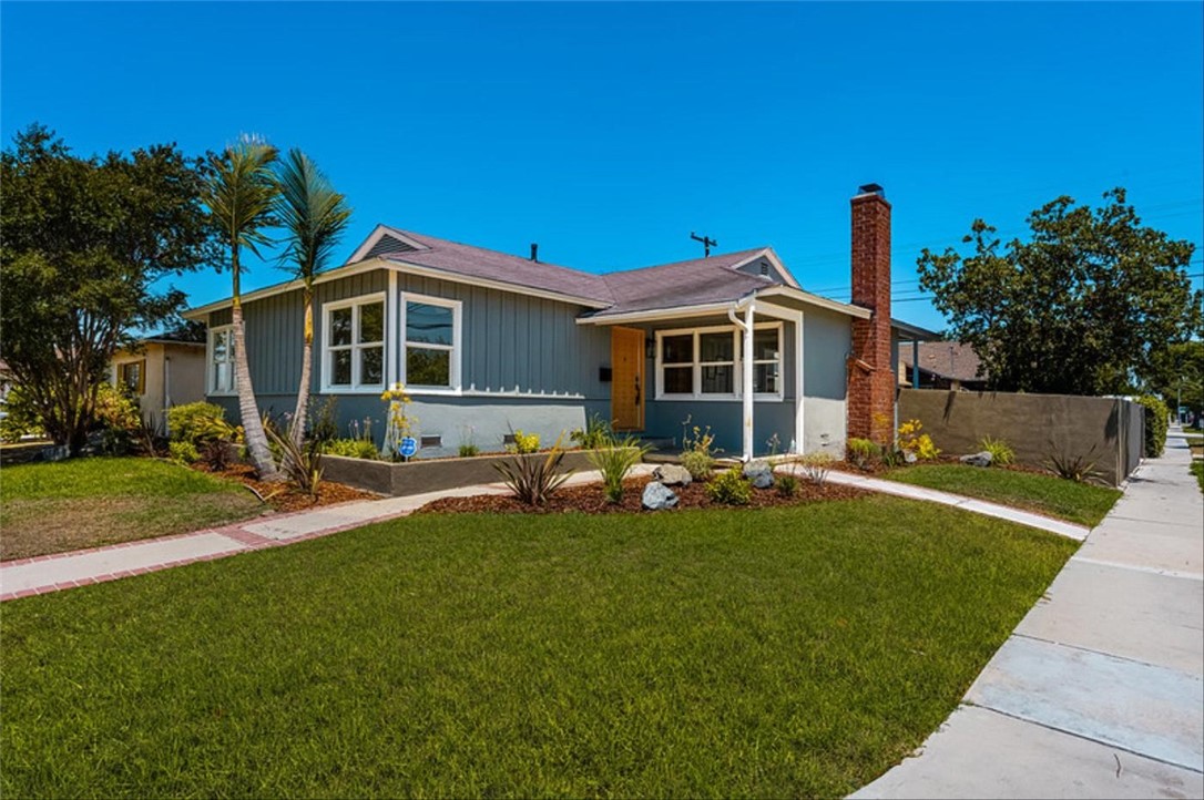 Stylish Hollypark Charmer with Secluded Backyard & Detached Garage! Nestled on a corner lot in the highly sought-after Hollypark neighborhood of Gardena, this home offers comfort, character, and thoughtful updates, all in an ultra-convenient South Bay location. Inside, enjoy a bright and airy living space centered around a modern fireplace, perfect for relaxing or catching up. The dining area located off the kitchen flows seamlessly into the living room, ideal for everyday living. You will love the sunlit, refreshed kitchen featuring quartz countertops, a designer backsplash, stainless steel appliances, and ceiling-height cabinetry that maximizes storage and functionality. Cleaning up is a breeze with your opportune casement window overlooking the secluded backyard. Extending the kitchen for optimal function, you will find the laundry area with convenient rear door access. Unwind outside on the private courtyard-style patio — a charming feature that connects the home, a versatile detached garage, and a spacious backyard – all perfect for lounging, play, or future expansion. Just two blocks from Rowley Park and near Chester Washington Golf Course & Driving Range, this home also boasts quick access to freeways, LAX, SoFi Stadium, and countless shopping, dining, and entertainment options. With a new water heater, modern refreshes, and a price you don’t want to sleep on, this gem checks all the boxes for lifestyle, comfort, and location!