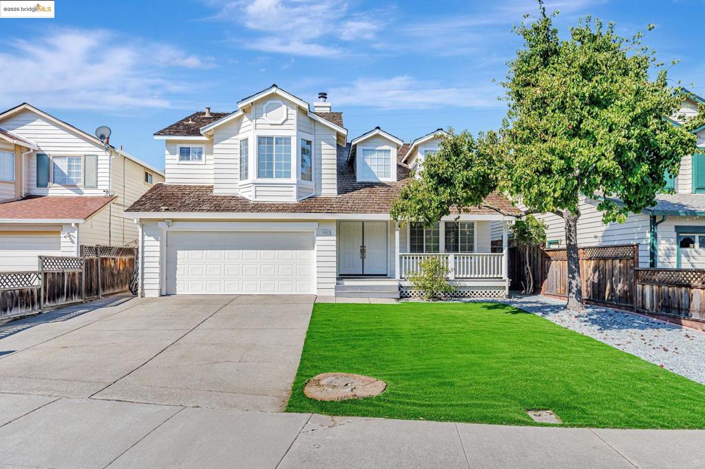 This beautifully maintained two-story single-family home blends contemporary suburban design with timeless traditional details. The exterior features fresh new paint, charming gable rooflines, and a welcoming covered porch that enhances its curb appeal. Inside, the home has been refreshed with new interior paint and new vinyl flooring throughout, creating a bright and modern living environment. The second floor includes a versatile loft space, ideal for a home office, media area, or playroom. Spacious windows bring in abundant natural light, while the thoughtful layout offers both comfort and functionality. Move-in ready, this well-maintained property provides the perfect balance of style and convenience for today’s lifestyle.
