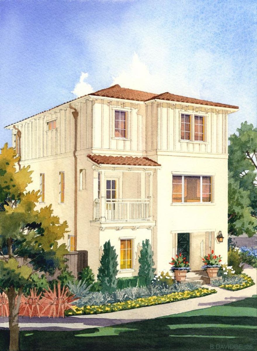 Experience the perfect blend of luxury, functionality, and location in the Sidonia plan at Marabel by Robson Homes. With its exceptional design and prime location near schools, shopping, dining, and major commuter routes including the Dumbarton Bridge and Hwy 880, Marabel offers an unparalleled living experience in the Bay Area.  The Sidonia is a beautifully designed 4br, 3.5ba duet-style single-family home with 2,200+ sf of refined living space across three levels. The main level includes a private bedroom with full bath, ideal for guests or a home office, plus a mudroom and attached 2-car garage. The second floor boasts a great room, dining room, and gourmet kitchen equipped with Bosch® appliances, a large island, and custom cabinetry. A covered deck extends your living space outdoors, while a tucked-away powder room, laundry alcove, with office nook add functionality. The third floor features a luxurious primary suite with a spa-inspired bath with dual vanities, along with two additional bedrooms and another full bath.   All homes at Marabel include high-end finishes at no additional cost - hardwood floors, white shaker cabinetry, Kohler® plumbing fixtures, multi-zone HVAC with Nest® thermostat, pre-wire for EV charging, paid solar and more.