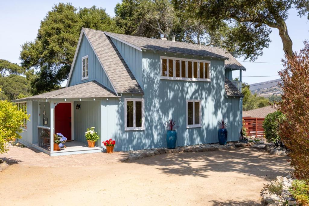 A true Carmel Valley treasure. Welcome to a home filled with warmth, history, and timeless charm. Located in one of the areas most sought-after neighborhoods and available for the first time in more than seven decades, this 1930's gem has been lovingly cared for and is brimming with character. It features a spacious eat-in kitchen connected to a cozy family/dining area with a bright, inviting sunroom. A versatile downstairs office or bedroom offers flexible living options to suit your lifestyle. Upstairs, you'll find four bedrooms, including a primary suite that opens to a delightful balcony. A charming gas fireplace in the living room creates a warm, welcoming ambiance year-round. The sunny yard is ideal for entertaining, gardening or a play area for children. With mountain views from nearly every room, you'll feel connected to nature. Located within the coveted Carmel Unified School District, only a mile from the Carmel Valley Village, this home offers the perfect balance of peaceful retreat and close-to-town convenience with shopping, fine dining, and wine tasting just minutes away. This is more than just a house, it's a legacy waiting for its next chapter. Come experience the magic and imagine making your own cherished memories in this one-of-a-kind property.