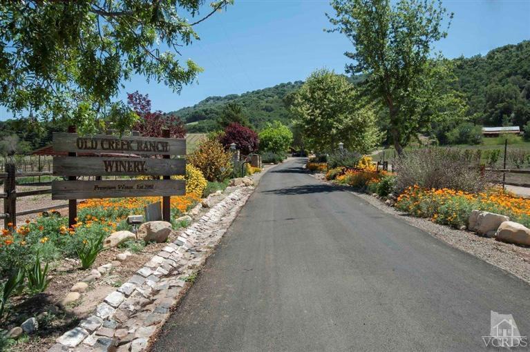 Rich in History since the early 1900's,steeped in its tradition ,Old Creek Winery located next door to Ojai,is enjoying its splendor, and is offered for purchase. This fabulous property nestled on over 328 acres,with an additional 500 acres in surface rights,which is currently used for a small herd of Black Angus steer,also boasts its Award Winning Winery,with public tasting room and outdoor patios for picnics and public enjoyment.Also included are barrel rooms, covered exterior equipment area, and open concrete harvest area. The main ranch house offers 3 bedrooms, 2.75 baths. There is a Caretaker studio apartment,separate Ranch office, Hay barn, tool barn,and six beautiful rolling pastures that are fenced. 20 acres of fruit orchards.This is a very rare opportunity to own a proven winery,in a destination area,and to make it your own.Close to the Ojai Valley Inn,and shopping.This property can be further developed into a fabulous winery destination and point of interest. A must see