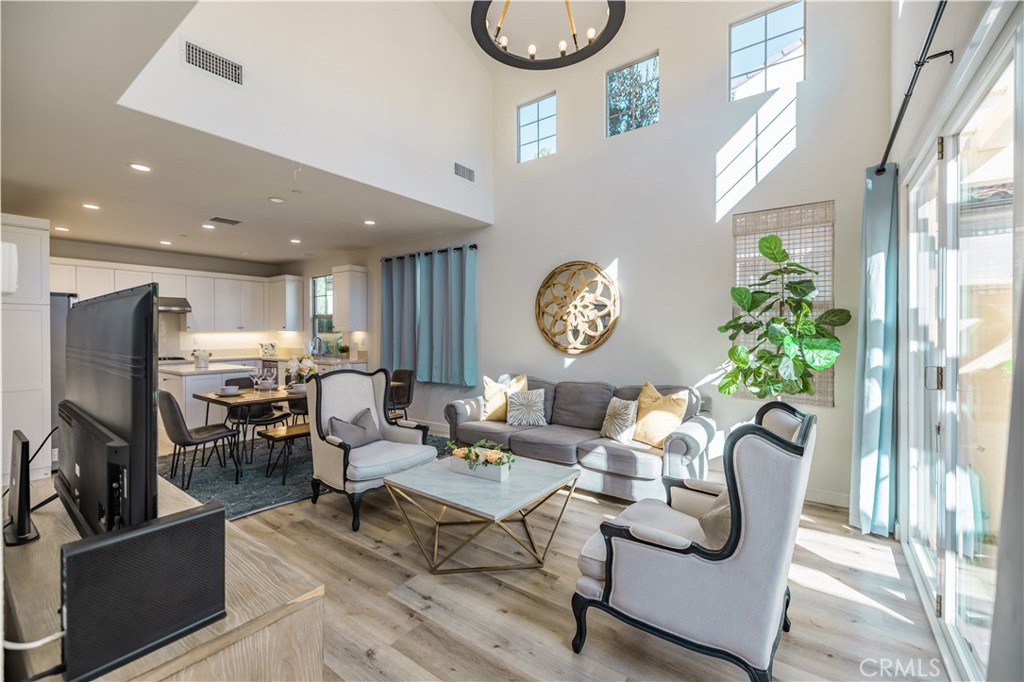 Upgraded Single-family like detached condo in Trellis Court of Cypress Village, just next to Great Park Ice Rink, this house was built in 2018 with four bedrooms and 3.5 baths. one suite bedroom downstairs and three bedrooms upstairs, 20 feet high vaulted ceiling in the living room and a loft area upstairs which can be used as an office. two-car garage is attached to the house, close to Community Resort-style swimming pool and parks, a short cross street walking to Great Park Ice Rink, sports fields and other amenities, easy access to I-5 Highway and business centers. Cypress village Elementry, Jeffrey Trail Middle School and Irvine High School.
Rent $5,000 is set for annual lease agreement only, month to month rental is negotiable.