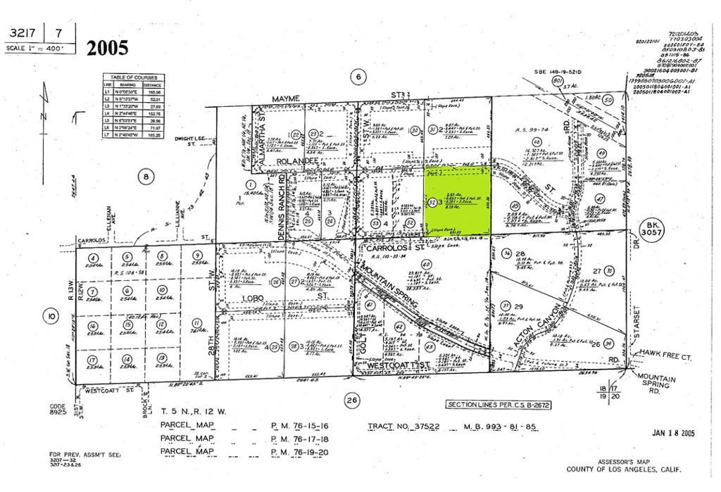 10AC / ACTON, CA / OWN WELL Discover the freedom and potential of country living on this 10-acre gross land parcel set in the peaceful rural community of Acton, California. With wide-open space, mountain views, and a tranquil setting, this property offers the perfect blend of privacy and accessibility. Located in a quiet area surrounded by custom homes and ranches, this parcel is zoned A-2-1 by Los Angeles County, allowing for a wide range of uses including equestrian facilities, a private residence, agricultural activities, or a working ranch. Whether you're dreaming of building your custom home, starting a small farm, or simply investing in land, this property provides the ideal foundation. Street easements are in place for convenient access, and the parcel's location makes commuting simple—just minutes from Highway 14, offering easy routes to both the Santa Clarita Valley and the Antelope Valley. Acton is a small, welcoming community known for its rural charm, horse-friendly lifestyle, and scenic beauty. Set against the backdrop of the Sierra Pelona Mountains, Acton combines a laid-back lifestyle with proximity to modern conveniences. Residents enjoy local wineries, hiking trails, and a strong sense of community, all within an easy drive to larger employment and shopping centers in nearby cities. If you've been searching for a spacious land parcel in a serene setting with room to grow and build your vision, this is an excellent opportunity. Embrace the wide-open skies, peaceful surroundings, and potential that this 10-acre property in Acton has to offer.