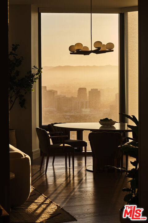 Located in the heart of Century City, the legendary glass towers at Park Elm Century Plaza, designed by world-renowned architects Pei Cobb Freed & Partners, stand as a striking testament to modern luxury. Rising 44 stories with walls of 10-foot floor-to-ceiling glass, each residence showcases sweeping panoramic views and a lifestyle defined by elegance, security, and resort-style living with access to world-renowned restaurants and retail in the Century Plaza below. Privately sited off the street with a 24-hour guard gate and valet, this dramatic approach welcomes your home. Residents enjoy a curated collection of amenities, including a resort-style pool and hot tub, a state-of-the-art fitness center, access to a full-service spa, private screening room, a library, wine storage, a game lounge, an event space, and an attentive 24-hour concierge. Every element has been envisioned to enhance life at the highest level. Residence 35B offers 2 bedrooms, 2.5 bathrooms, and approximately 2,281 square feet, complete with a private elevator lobby directly to your unit. A grand entry foyer flows into a spacious great room with a fireplace and access to a terrace, complemented by a custom Snaidero kitchen appointed with professional-grade Wolf, Sub-Zero, or Miele appliances. A private den provides versatility for work or relaxation. The primary suite features a spa-inspired bath, an expansive closet, and a private terrace, while secondary bedrooms with en-suite baths are thoughtfully positioned for comfort and privacy. The Park Elm Residences at Century Plaza is more than a home; it is an architectural landmark and an enduring expression of modern elegance just moments away from the best shopping, dining, and lifestyle Century City has to offer.