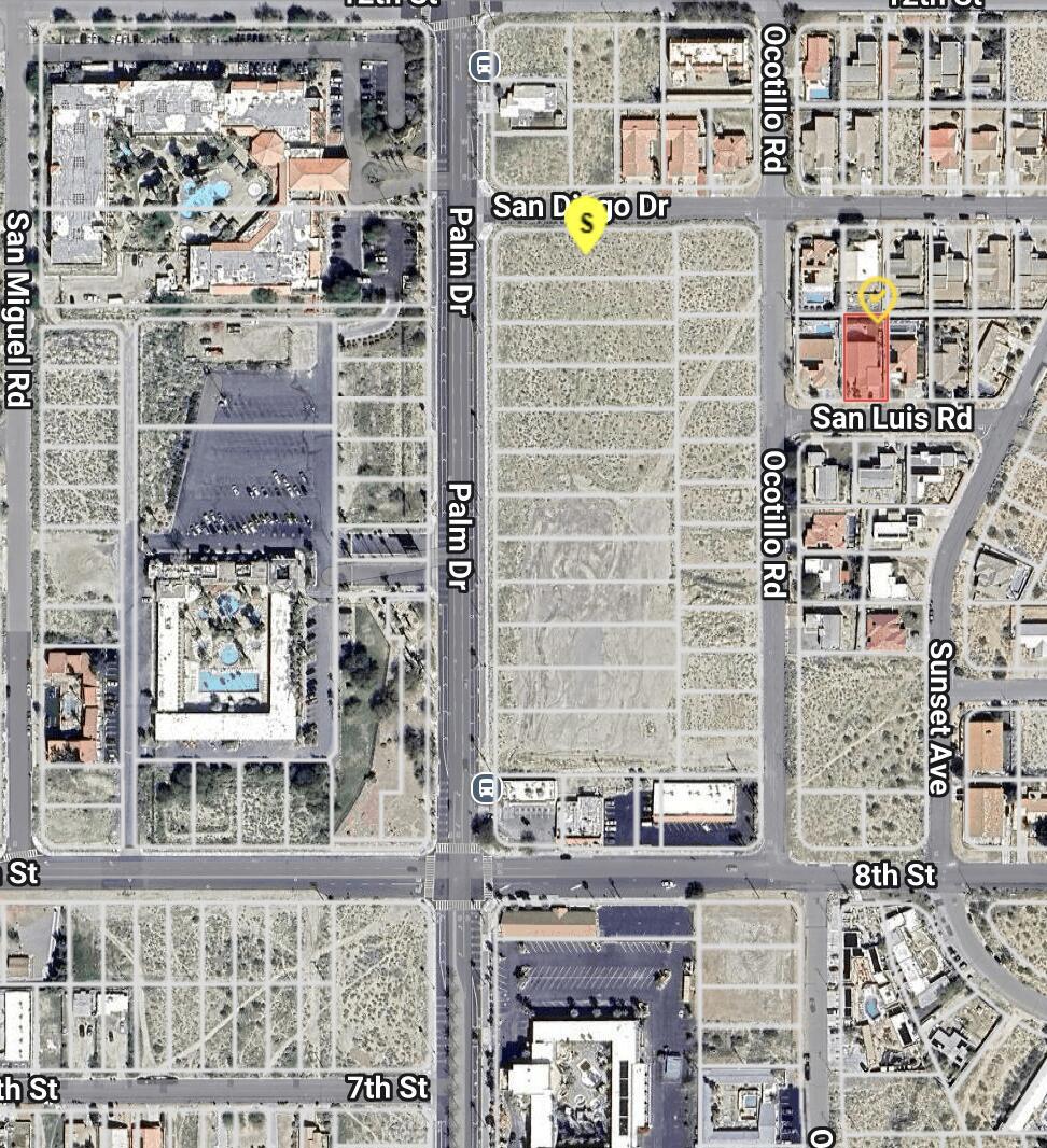 Prime Commercial Multi-Use Lots - Hot Water Zone | Desert Hot Springs .46 acres Rare opportunity to own 3 contiguous lots located in the highly sought-after Hot Water Zone of Desert Hot Springs! Boasting excellent frontage along Palm Drive, these parcels offer high visibility and heavy daily traffic, directly across from the world-famous Miracle Springs Spa Hotel.Zoned for Hotel/Hospitality, Retail, or Residential Multi-Family - this flexible development opportunity is perfect for investors, builders, or wellness-focused entrepreneurs. The property features panoramic mountain views, public sewer access, and is situated in an area renowned for its natural mineral hot springs, award-winning spas, and holistic wellness facilities.Enjoy a cooler climate than the Coachella Valley due to its elevated setting, plus proximity to hiking trails and outdoor recreation. Whether you're envisioning a boutique hotel, a wellness retreat, mixed-use retail, or a modern multi-family community--the possibilities are endless.Don't miss this chance to build in one of the fastest-growing wellness destinations in Southern California!