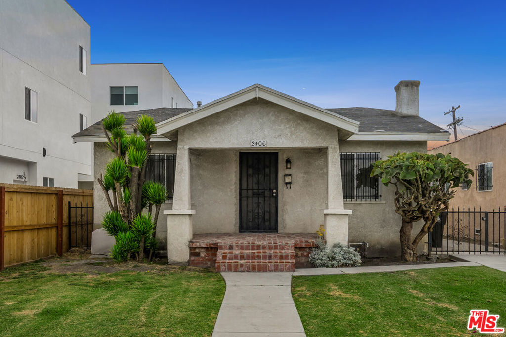 Welcome to 2406 Cochran Avenue, a charming 2-bedroom, 1-bath home set on an R2 lot in the vibrant Mid-City/West Adams area. This inviting recently remodeled residence offers a bright living room, a newly remodeled kitchen nd bathroom, and comfortable bedrooms, creating a warm and versatile living space and a large backyard perfect for entertaining. The property's R2 zoning provides excellent potential for future development or expansion, appealing to both homeowners and investors.Enjoy the best of Mid-City and West Adams living with trendy coffee shops, acclaimed restaurants, and local art spaces just moments away. Centrally located, the home also offers easy access to Culver City, DTLA, and the Westside, making it a perfect hub for modern Los Angeles living.With its combination of charm, prime location, and development potential, 2406 Cochran Ave is a unique opportunity not to be missed. This property is virtually staged. Seller is open to discussing a credit towards appliances. A great opportunity for a homeowner wanting to live in the home or a developer due to the r2 zoning opportunity.