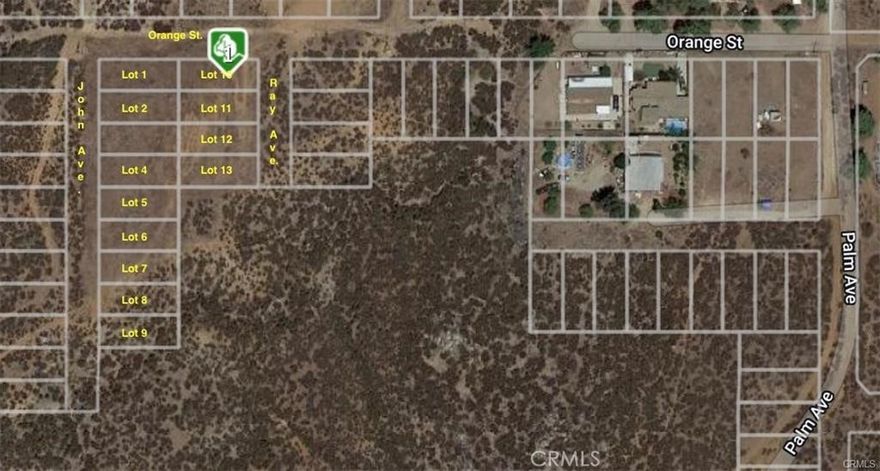 There are 13 parcels included in this listing wth a total of 1.21 acres.. These beautiful view lots are nestled against the foothills in a quiet neighborhood. There are homes all around them with new development moving closer. The Tri Point Canyon Hills Developer is currently under construction, less than a mile away. The APNs are 361123001, 361123002, 361123003, 361123004, 361123005, 361123006, 361123007, 361123008, 361123009, 361123010,361123011,351123012 & 361123013 with a total area of approximately 52,704 square feet or 1.21 acres. Lot #1 & 10 front on Orange. The area has been cleared, and you will see my sign in the middle of them. These parcels sit on the rolling hills with a fantastic view. It is a very peaceful area with lots of trails to explore. Easy access to both the 15 fwy and the 215 fwy. This is an area with wells, propane, and septic systems. Electricity is nearby. The address of 13000 Orange is fictitious. The address is used only for marketing purposes.  These properties do not have an address at this time.