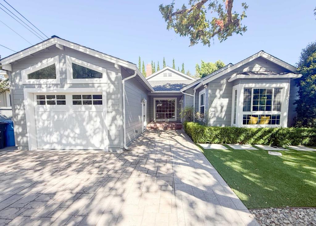 Beautifully updated 3BR/2BA home located near the Atherton border in a prime Menlo Park neighborhood. This charming single-story home features a spacious family room, hardwood floors, dual-pane windows, and abundant natural light. The remodeled kitchen includes stainless steel appliances, granite countertops, and ample storage space. Both bathrooms are tastefully finished with modern tile and fixtures. A significant bonus is the detached finished structure, perfect for a home office, gym, studio, or guest space. Energy-efficient upgrades include solar panels and an EV charger. The home also offers generous indoor and outdoor storage, a private deck for entertaining, and a fully landscaped yard. Located just minutes from top-rated schools, Facebook/Meta, and commute routes to Palo Alto, Redwood City, and all of Silicon Valley. A quiet, well-maintained neighborhood with easy access to parks and shopping. Rent: $7,995/mo. Security deposit: $7,995. Requirements: 3X rent income, 740+ FICO, no smoking. No pets preferred, but will be considered. Note: Home has been virtually staged to showcase the space.