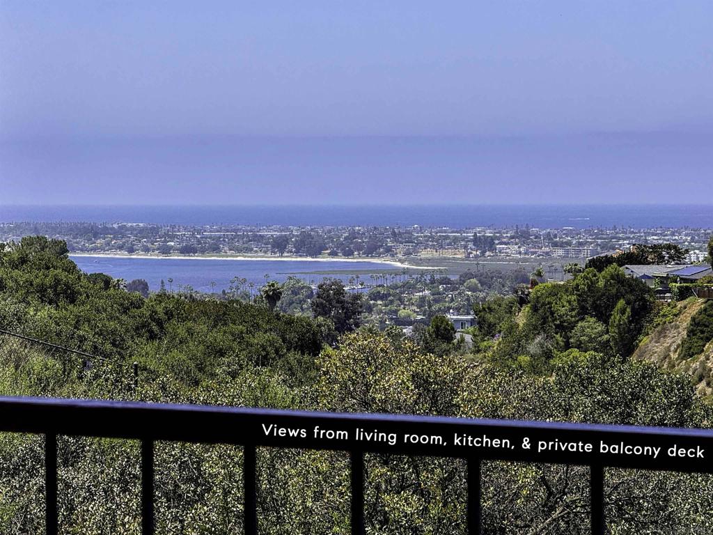 If you love bay & ocean views, fresh stylish remodels, abundant parking, & a very convenient central location then Welcome Home! Condo has gorgeous westerly water views (and breezes!) down the canyon to Mission Bay and the Pacific Ocean. Recently renovated 2bed 1bath 840sf condo in the Sea Canyon Community of Clairemont. Views from private back balcony deck, kitchen, and living. Home has in-unit stacked washer/dryer hookups off kitchen, medium-size external storage closet, & 1 assigned carport space (with ample extra un-assigned parking spaces). Range/oven, dishwasher, microwave are brand new. Sea Canyon Community has a grass area on view-side of community as well as a community pool/spa. HOA Community Info and Rules: Parking spot for condo is #2 // Sea Canyon Community has a total of 48 condos. 12 units per building. // HOA provides water, hot water, trash, etc // Spa heated year round, Pool heated half the year // propane grill OK on balcony // 30 day minimum for rentals // 2 pet max