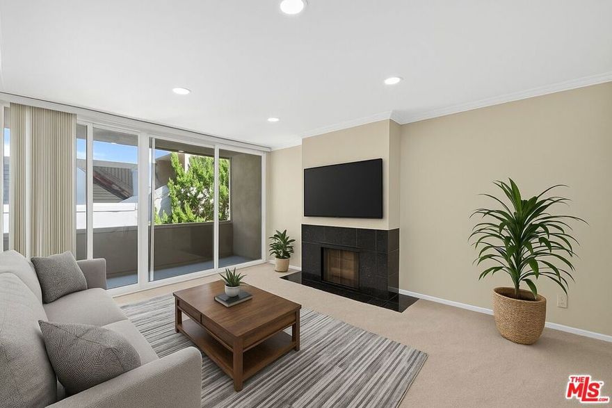 Welcome to Heather Village  a vibrant, well-established community in the heart of Culver City, where modern living blends seamlessly with resort-style comfort. This bright and airy 2-bedroom, 2-bathroom corner unit is perfectly situated on the second floor, offering peaceful treetop views and a thoughtfully designed layout that's ideal for both relaxation and entertaining. Inside, you'll find an open-concept living space filled with natural light. The spacious living room features a cozy gas fireplace and sliding glass doors that lead to a private patio  perfect for sipping your morning coffee, hosting friends, or simply relaxing with your pets in a quiet outdoor setting. The updated kitchen is equipped with sleek granite countertops, stainless steel appliances, and generous cabinetry, making it ideal for everyday living and effortless entertaining. The primary suite offers a peaceful retreat with dual closets and a beautifully renovated en-suite bathroom. The second bedroom is equally bright and versatile, also with dual closets, making it perfect as a guest room, home office, or creative studio. Beyond the front door, Heather Village offers an exceptional lifestyle enriched by a wide range of amenities. Enjoy access to three sparkling swimming pools, both wet and dry saunas, a tennis court, a fully equipped fitness center, a welcoming clubhouse, and a children's playground. The community also includes EV charging stations, 24-hour security patrol, and even an on-site Montessori school, creating a true all-ages environment that supports comfort, wellness, and connection. Your monthly HOA dues cover gas, water, trash, sewer, high-speed internet, earthquake insurance, premium cable, and streaming services such as Disney+, HBO Max, and Paramount+  a rare all-inclusive experience that adds both value and convenience. Located within the highly rated Culver City Unified School District, Heather Village offers easy access to nearby green spaces like Fox Hills Park, the shops and restaurants of Westfield Culver City, and major employers in Silicon Beach. Playa Vista, Venice Beach, and LAX are all just minutes away, making this a prime location for both work and play. This is more than a home  it's a lifestyle defined by comfort, community, and connection.