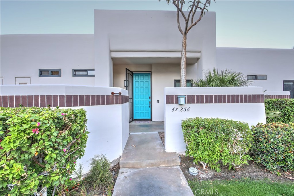 FULLY FURNISHED and STR READY (subject to licensing and approvals). This beautifully updated 1bd/2ba condo in the sought-after Desert Princess community offers stunning fairway views, high ceilings, and a stylish, open layout. The kitchen features quartz countertops, stainless steel appliances, a wine fridge, and a spacious pantry. The large primary suite includes built-in storage, an en-suite bath, and direct access to a covered patio that spans the full width of the home. Enjoy added convenience with in-unit washer/dryer, 2 TVs, and a one-car detached garage. Sale **INCLUDES ALL** furnishings, décor, accessories, bathrobes, bedsheets, dishes, utensils, and even a golf cart—everything you need to live in or rent out immediately. Located on a quiet street just steps from a resort-style pool, this unit is part of a gated community with access to a 27-hole championship golf course, fitness center, spa, tennis, pickleball, clubhouse, and on-site dining. A rare opportunity to own a turnkey, investment-friendly property in the heart of the desert!