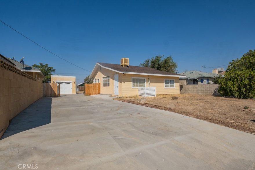 Charming Home in Rosamond, California with ADU Potential Welcome to this adorable home in Rosamond, California, perfect for those looking for a cozy and versatile living space with the potential for an ADU (Accessory Dwelling Unit). This 2-bedroom, 1-bathroom home features a bonus room that could easily serve as a third bedroom or office, providing flexibility to suit your needs. The bathroom includes a convenient walk-in shower for added comfort. The kitchen boasts elegant marble countertops and storage space, making meal preparation a breeze. A separate laundry room adds to the functionality of the home, offering convenience for all your household tasks. One of the standout features of this property is the spacious backyard, providing ample room for outdoor activities, gardening, or simply relaxing in the California sun. Additionally, a detached garage offers the perfect opportunity to convert it into an ADU, providing additional living space or rental income potential. Don't miss the chance to make this charming Rosamond home your own and unlock its full potential with the ADU possibilities. Schedule a viewing today and envision the possibilities that await in this delightful property.