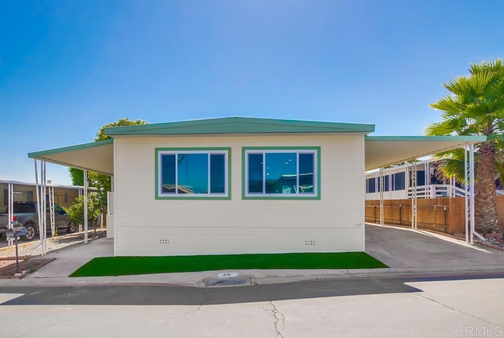 Discover this spacious 3 bedroom home located in the desirable Meadowbrook mobile home park. With one of the largest floor plans available this home is offering comfortable living at a budget friendly price. Perfect for 55+ seniors. This community has numerous amenities, including a swimming pool, Jacuzzi, spa, billiards, game room, and a well stocked library. This completely remodeled home is a stunner! With recess lighting, quarts countertops, open concept, large dual pane windows, vinyl flooring, new air-conditioning unit, walk-in closet and so much more! Close to shopping, parks, pickleball and hiking. Come be a part of this vibrant community!