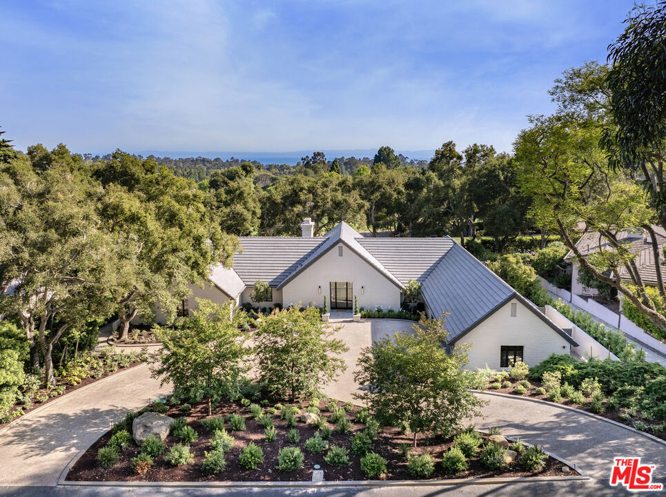 This stunning home has just completed a multi-year, down to the studs extensive renovation. Collabration between Architect, Designer and Owner has cumulated in a breathtaking move in ready home. Most rooms opening to wide south facing terraces complete with pergola and fireplace. Look over the fairway to the Pacific Ocean and Islands. The Living room offers a focal point fireplace, 14 foot ceilings and Accordian doors slide back to create the ulitmate indoor-outdoor entertainment space. The custom Dining Room has a wine room. Curated finishes combined with quality and workmanship thru-out makes this a one of a kind offering. Masterfully executed by Akiko Wade Davis of Wade Davis AIA, Ann James of Ann James Interiors and Mark Magid with Below Magid construction. Grounds designed byArcadia Studios . A one of a kind offering within Birnam Wood Golf Club. Amentities at Birman Wood include guard gated main entry, patrol cars,A Robert Trent Jones designed 18 hole golf course, driving range, State of the Arts Fitness center, Pro shop, Tennis and pickleball programs for all levels, Bocce courts and swimming pool and croquet courts. 18 Cottages for members and their guests. The recently renovated Club house offers several indoor and outdoor dining venues, Large bar as well as card room, library and event space. The award winning Wine program is just one of the many dining and social activities available to members. With Food service to go 7 days a week you may never leave campus. Come experience the Birnam Wood lifestyle. Buyer must join Birnam Wood Golf Club with an initiation fee of $125,000 and current recurring monthly dues of $1090 plus $825 HOA monthly dues