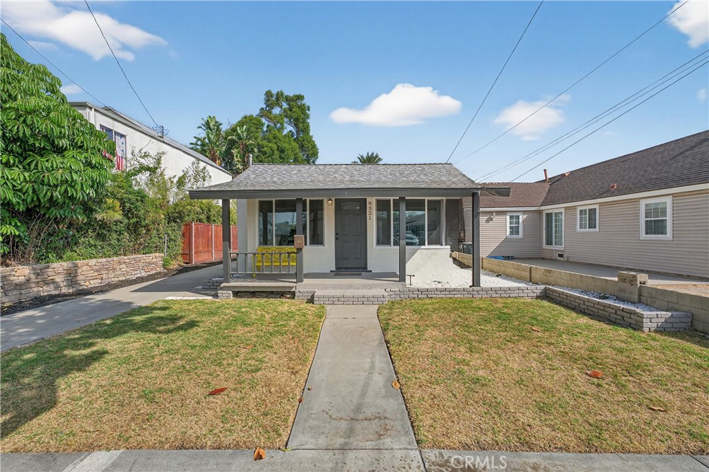 Welcome to 9321 Harvard Street in the heart of Bellflower! This stunning, fully renovated residence offers the perfect blend of comfort, style, and convenience. Featuring 2 spacious bedrooms and 2 full bathrooms, this home boasts an open-concept floor plan that flows effortlessly from the living room to the dining area and into the beautifully updated kitchen. Every corner of this 840 sqft interior home has been thoughtfully remodeled with modern finishes, ensuring you can simply move in and start enjoying your new home from day one. The generous 5,504 sqft lot provides ample space for outdoor living, entertaining, and future possibilities. A large driveway offers plenty of parking, while the detached 2-car garage is perfect for storage or a fantastic ADU opportunity for added income potential! Inside, the home is bright and inviting with natural light, fresh finishes, and central A/C for year-round comfort. The remodeled kitchen is designed to impress, with stylish cabinetry, countertops, and fixtures that make it as functional as it is beautiful. Situated in a prime location, you’ll be just moments away from shopping centers, restaurants, and all that charming Downtown Bellflower has to offer. Commuting is a breeze with the 91, 605, and 105 freeways nearby, and families will appreciate access to excellent private schools, including the renowned St. John Bosco. Whether you’re a first time buyer, downsizing, or looking for a move-in-ready home with future investment potential, 9321 Harvard Street checks every box. Don’t miss your chance to call this beautifully updated Bellflower gem your own!