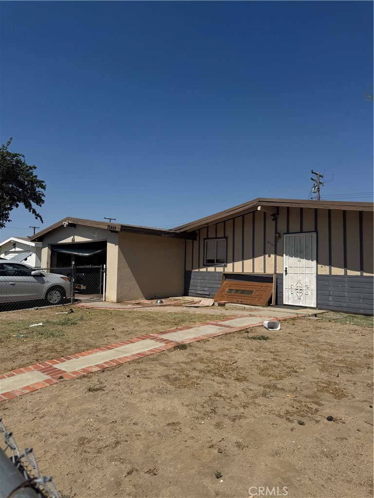 Opportunity knocks with this value-packed property featuring two units on one lot! The main home offers 3 bedrooms, 2 bathrooms, approximately 1,299 sqft of living space, an attached 2-car garage, and newer HVAC. Sitting on a spacious 7,552 sqft lot, there's room to grow and maximize value.
In the back, you'll find a detached 1 bed, 1 bath unit with a private entrance and separate laundry hookups—perfect for rental income or extended family.
With some TLC, this property is ideal for a fix and flip or a savvy investor looking to generate passive income. Tons of potential in a growing area of Palmdale—don’t miss this one!