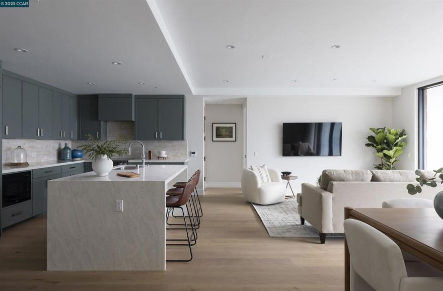 The Nova is a premier 55+ age-restricted community perfectly situated for those seeking the ultimate blend of luxury and carefree living. Boasting a sleek and modern design, The Nova offers residents the luxury of walking to shops and dining hot spots in downtown Danville, as well as nearby parks and trails. Residents can indulge in a range of upscale amenities, including a sophisticated bar/lounge area, a cozy library for quiet relaxation, and an elevated indoor-outdoor amenity bridge. Created by local developer Diamond Construction, with award-winning architect Form4. Interiors designed with LMK Interior Design feature spaces that feel both warm and elevated. For active adults who want a vibrant and engaging community without compromising on the classic, enduring elegance of luxurious living, The Nova awaits. 1, 2 & 3 Bedroom homes available from 898 to 1,917 sqft. Seller reserves the right to make changes. Sqft. footage areas and Construction Completion are approximate. Some pictures are representative only, not actual units.