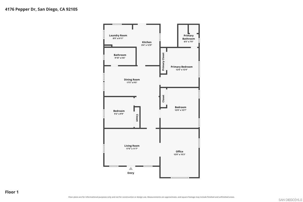 4176 Pepper DR, San Diego CA 92105